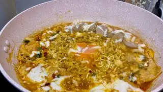 Korean Rabokki Recipe 🍜 Ramyeon Tteokbokki | Easy ASMR Cooking