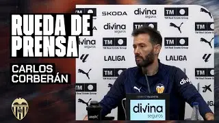 RUEDA DE PRENSA DE CARLOS CORBERÁN PREVIA AL GETAFE CF - VALENCIA CF