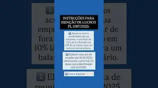 📊 PL 1087/25 APROVADO: entenda como o novo IR vai impactar sua empresa!KAED CONTABILIDADE