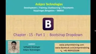 Bootstrap Chapter 15 - Bootstrap Drop down Part 1