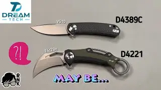 Unboxing knife party of interesting loaners&hellip; let&rsquo;s go! A couple of interesting Dream Tech&rsquo;s!