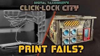 Tired of Failed 3D Prints - Click-Lock City - a reliable Tabletop Terrain 3D Printing solution