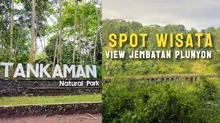 TANKAMAN NATURAL PARK VIEW JEMBATAN PLUNYON DAN MERAPI DI KALIURANG