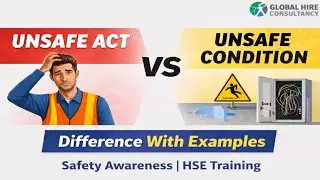 Unsafe Act vs Unsafe Condition | Unsafe Act & Unsafe Condition Explained in Hindi | HSE Safety