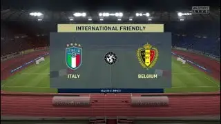ITALY vs. BELGIUM - INTERNATIONAL FRIENDLY - FIFA 20 (FULL GAMEPLAY)