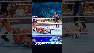 Double finisher and double pin in tag team action #ps5gameplay #wwe2k23gameplay #tagteam #wrestling