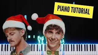 this is what Christmas feels like, Forrest Frank & JVKE (Piano Tutorial)