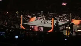 WWE Evolution Women tag team Fatal 4-way match (Full match 2/2) / We want charlotte chants￼