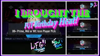 88+ Prime Mid or WC Icon Player Pick SBC and FUT Birthday Swaps Tokens Rewards! FIFA 23 RTG Ep 52!