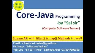Java Stream API with filter() & map() Methods || Java8 Stream API || java.util.stream package|| #426