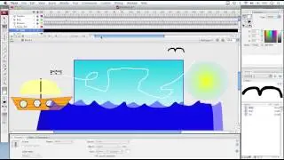 Introduction to Flash Animation Part 8 - Bird Guide Layer