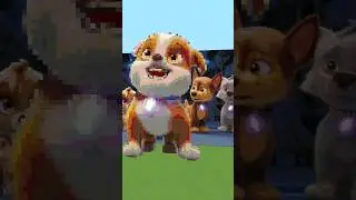 Minecraft: The Best PAW Patrol The Mighty Movie Build #shorts