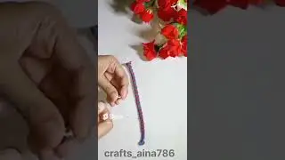 diy bracelet 🤩 #handmade #bracelet #youtubepartner #trending #shorts #viral #threads  #jewellery