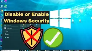 How To Disable Or Enable Windows Defender On Windows 10