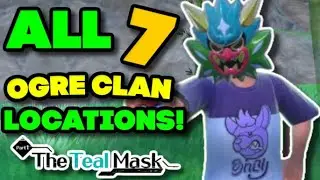 ВСЕ 7 местоположений клана Огров Китаками в дополнении Pokemon Scarlet & Violet Teal Mask!
