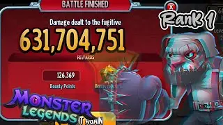 Bounty Hunt League 8 | Level 110 Knuckles Nicky (Monster Legends)