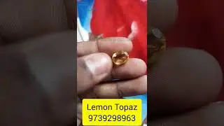 Yellow Topaz Stone | #topaz #shortvideo #viral #shorts