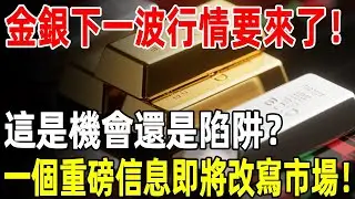 金銀下一波行情要來了！這是機會還是陷阱？一個重磅信息即將改寫市場！#黃金#白銀#金價#理財#投資#晚年生活#晚年幸福#退休#退休生活#養老