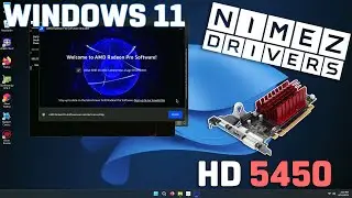 Installing NimeZ(Amernime Zone) Custom Drivers on a Radeon HD 5450 512MB | Windows 11 Pro 22H2