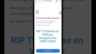 RIP Tv Canales en VIVO por blogspot.com (2005-2024)