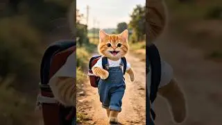 The sad story of the cat where the mother cat is beaten by the two black dogs! #story #catstory #cat