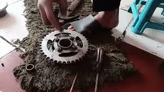 CARA MELEPAS BEARING GEAR  BELAKANG SUPRA
