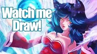 Easy Paint Tool SAI Speedpaint: League of Legends Ahri
