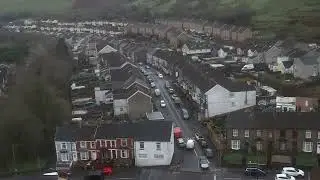 Ryze Tello Drone Footage of Abertridwr
