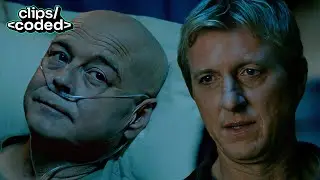 cobra kai (2019) - johnny saying goodbye to his best friend is so rough