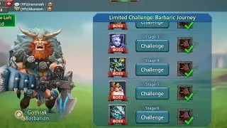 Limited Challenge : Barbaric Journey stage 6