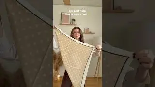 Silk Scarf Hack: How to make a rose!#shorts#fashionhacks#ootd#fashiontrends#style#scarf#trend#outfit