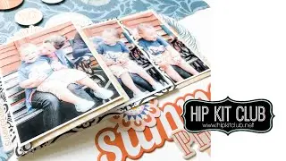 Main kit only interactive scrapbook page layout | Vicki Parker