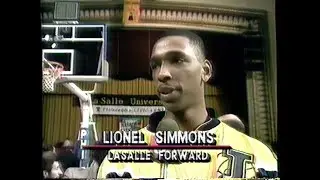 Feb/March 1990 - College Hoops Highlights (Big East, Big 5, Lionel Simmons 3,000)