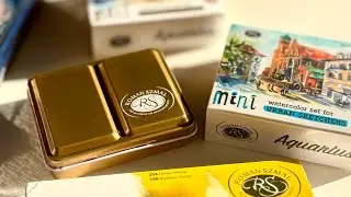 Unboxing the Roman Szmal Mini Travel Watercolor Set