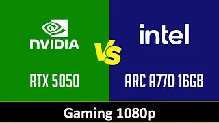 RTX 5050 vs ARC A770 16GB