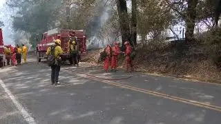 California Wildfire: Rontree Fire in El Dorado County - 11 p.m. update