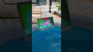 Sylvox : Waterproof TV.#bathroomtv #sylvox #electronics #smarthomes #outdoortv #camptv