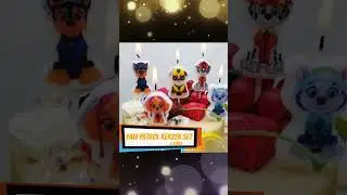 PAW Patrol Kerzen Set. 5 St&uuml;ck f&uuml;r Kindergeburtstag Torte 🎂🐾