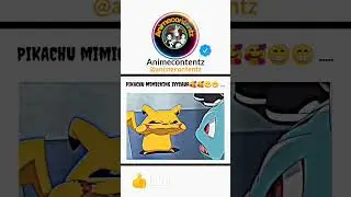 PIKACHU mimicking IVYSAUR, It's so cute and funny #animeshorts #animeart #pokemon 🤣😂😁😁 .....