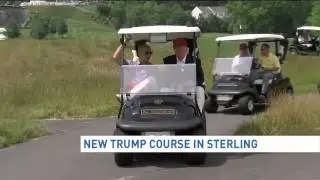 GOP presidential candidate Donald Trump unveils new golf course in Loudon County