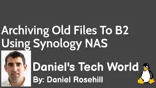 Archiving Files To B2 (Via Synology NAS DSM)