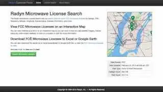 Radyn FCC Microwave License Search - OverviewTutorial