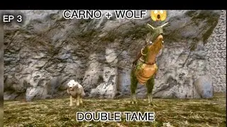 CARNO & DIRE WOLF TAME 😱 | DOUBLE TAME | ARK Mobile Ragnarok | EP 3 | Hindi