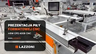 Piła formatowa CNC CPS 400B | optymalizacja i automatyczne pozycjonowanie | powered by LAZZONI 🚀