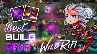 Pro Diana Wild Rift | Best Build new season 3 | Guide (build&runes) GamePlay