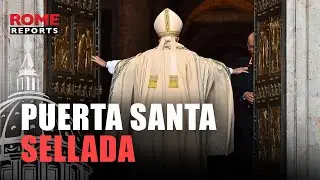Así fue el RITO para SELLAR la PUERTA SANTA de San PEDRO: ladrillo, monedas y pergaminos -VIDEO