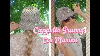 Cappello Granny con Marina , estivo o invernale, donna o bambine