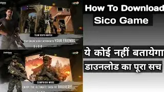 SICO GAME | HOW TO DOWNLOAD SICO : Special Insurgency Counter Operation BY INDIC ARENA #sico