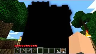 Building a Watchtower in Beta Minecraft (Time-lapse)