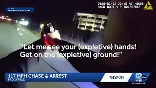 VIDEO: Man leads Brookfield police on 117 mph chase